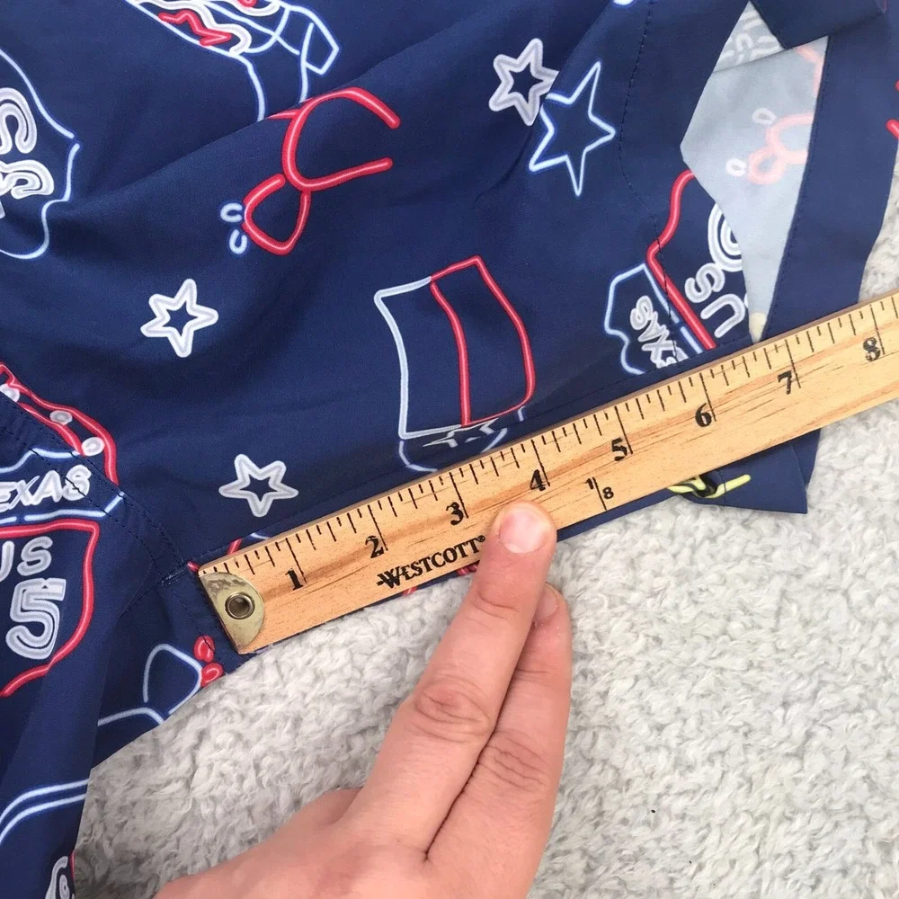 Chubbies The Texas Charms Swim Trunk Mens S Neon Western‎ Print 7